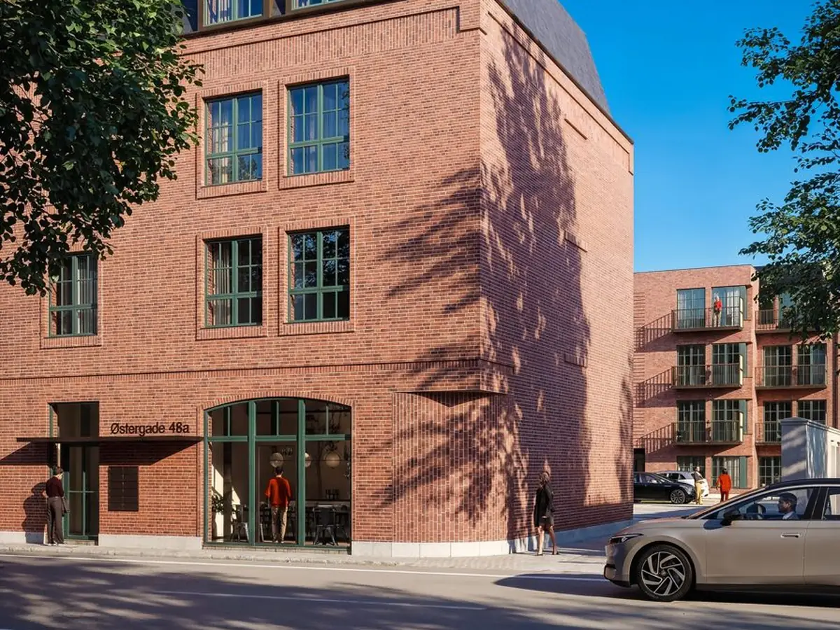 Erhvervslejemål 3, 65 m², Østergade 46E, visualisering